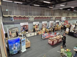Genussmesse Aurich Messe-Areal und Messe-Stände von einfach Heimat