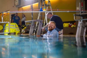 Unterwasser Fotoshooting Behind the Scene Wasserverband Peine und Niedersachsen Wasser Bild 1