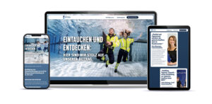 Entwicklung Karrierewebseite Wasserverband Peine - Devices-Niedersachsen Wasser
