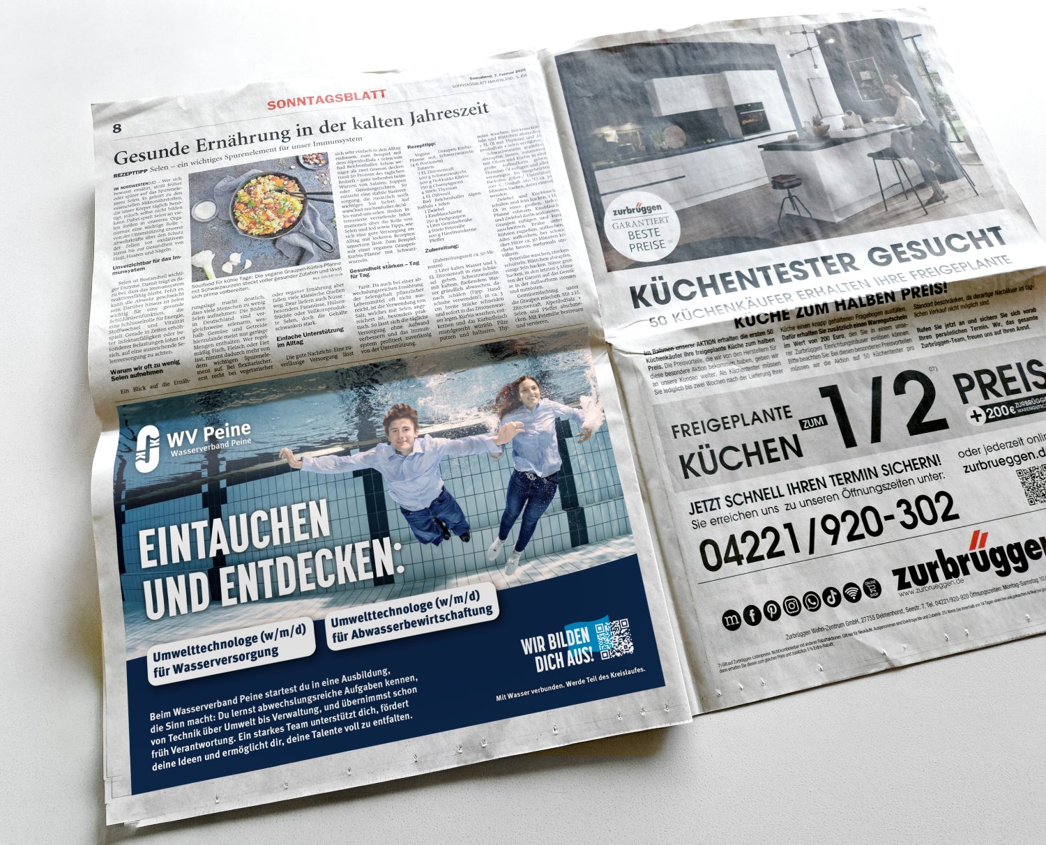 Leistung Arbeitgebermarke 7 Online, Print & Co. – Wasserverband Peine