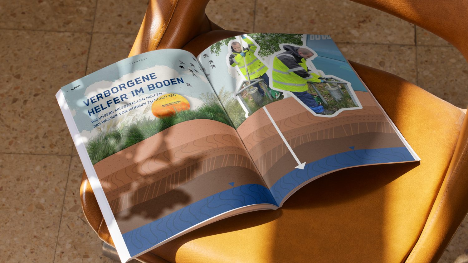 Leistung Publikation 3 Editorial Design – Verborgene Helfer im Boden