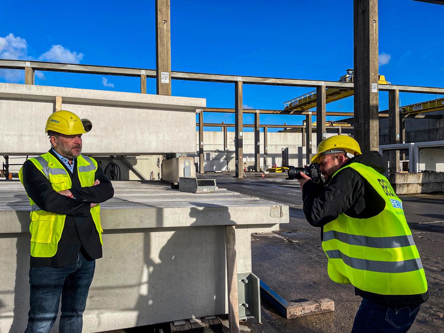 Leistung Publikation 18 Baustelle Fotoshooting