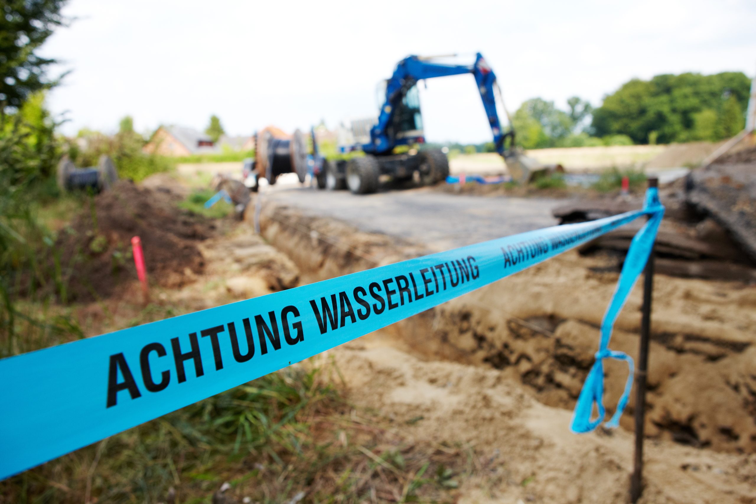 Geoinformation 5 Achtung Wasserleitung – Baustelle