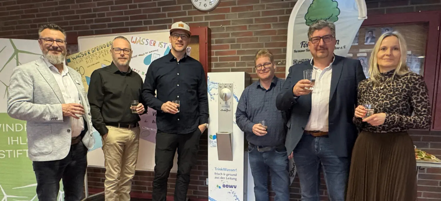 Trinkwasserspender-IGS-Ihlow-Niedersachsen-Wasser